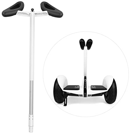 Alomejor Hoverboard-Lenker, Selbstausgleichender Scooter-Steuerstreben-Lenker für, Ersatz-Teleskopgriff, weiß