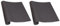 HD Fitness 2er-Set EVA Unterlegmatte für Fitnessgeräte rutschfest und schalldämmend mit Bändern | GRAU 200 x 100 cm, Stärke 0.7 cm