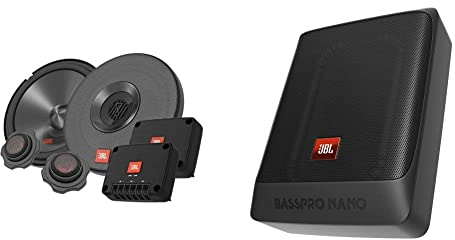 JBL Club 602CTP + Basspro Nano Undersitz Subwoofer Set