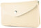 modamoda de P11 Damen Leder Geldbörse Portemonnaie Medium Handmade in Italy, Farbe:Creme