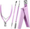 MelodySusie Nagelknipser Maniküre Tip Cutter Schneider für Kunstnägel Gelnägel Fingernägel Falsche Nägel (Rosa)