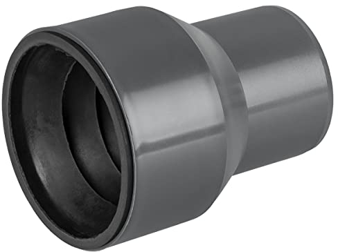 Anschlussstück mit Dichtung Ø DN75 Anschluss an Gussrohr Übergang Gusseisen-PVC Grau