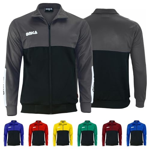 OMKA Optima Trainingsjacke Joggingjacke Sportlerjacke mit Fleece Atmungsaktiv