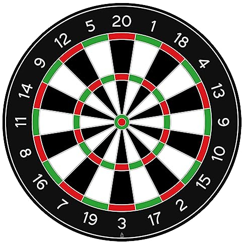 J&M DECO Tortenaufleger Dart – essbare Tortendeko Ø 20 cm – Kuchenaufleger mit Dartboard Motiv für Geburtstag & Turnier – Tortenbild auf Zuckerpapier – Made in EU