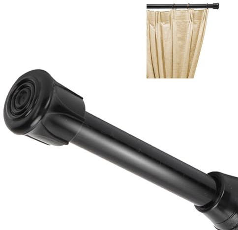 Asta Tende Telescopica, Bastone per Tenda da Doccia Estensibile in Acciaio per Piccole Finestre, Cucina, Bagno, Armadio, Guardaroba(40-70 cm)