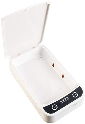 Somikon UV-Desinfektions-Box für Smartphone, Brille, Versandrückläufer (Armbanduhren)