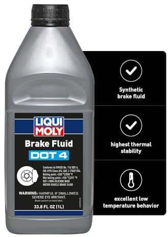 LIQUI MOLY DOT 4 Brake Fluid, 1 Liter (Pack of 1)