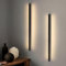 ZMH 2ER Wandlampe led Wandleuchte innen - Modern 80CM 27W Flur Up Down Warmweiß Flurlampe Wohnzimmerlampe Schwarze Bettlampe Wandbeleuchtung für Treppenhaus Wohnzimmer Kinderzimmer Schlafzimmer