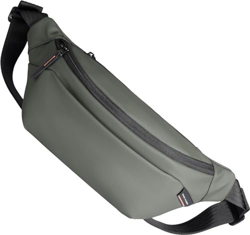 Mark Ryden Mehrere Taschen Sling Bag, Wasserdicht Umhängetasche Herren, Alltagsleben Kleiner Rucksack, Brusttasche Herren für Reisen Wandern Schule Wandern Fitness Fahrrad (Grün)