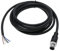 YINETTECH 5-poliger M12-Sensorstecker Gerades Luftfahrtkabel Stecker auf Stecker Luftfahrtbuchse Wasserdichtes Elektrokabel für die Industrielle Automatisierungssteuerung