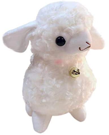 Abaodam Schafe Plüschtier Plüsch Umarmt Faux Plüsch Schafe Spielzeug Schafe Figur Plüschtiere Plüsch Gefüllte Plüsch Schafe Decor Prop Plüsch Alpaka Gefüllte Plüsch Schafe Puppe