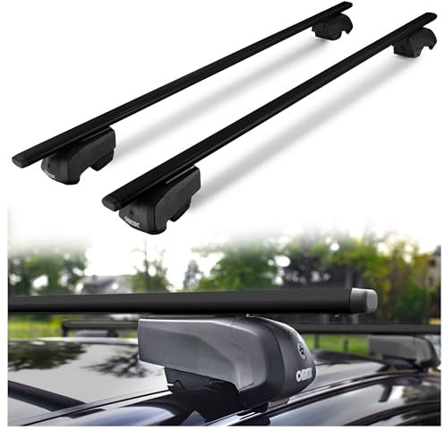 CHROMEMASTER | Dachgepäckträger Dachträger | Kompatibel mit Mercedes GLC 2015-2022 | Er dient zum Transport Einer Dachbox, Fahrradträger, Leiter; Robuste Dachträger aus Stahl