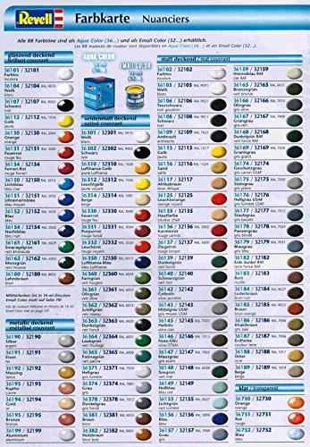 Revell Aquacolor Farbensoriment 36xxx - 17ml Dosen; 4 Stück eigene Auswahl; günstiger als Einzelkauf - Prime Auslieferung schnellversand … (4)