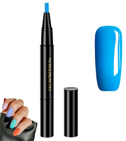 Nagellackstift, 3 In 1 Nagellack Stift, Gel Nagellack Pen, Bleistift Nagellack für Frauen Mädchen Keine Notwendigkeit für externe Beschichtung, Für zu Hause und Professionelle Maniküre (13, 8ml)
