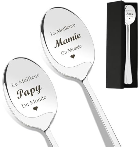 Cadeau Fete des Grand Mere, Cadeau Mamie, Cadeau Grand Parent Cuillère, Cadeau Papy, Cadeau Grand Mere, Cadeau Papi, Cadeau Grand Pere, Cadeau Fete des Grand Pere, Cadeau Mamie Noel, Cadeau Papy Noel