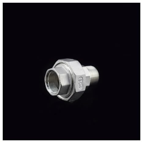 DSZUJTYROP 1/4 3/8 1/2 3/4 1 1-1/4 1-1/2 2 BSPT Female To Male Socket Union 304 Stainless Steel Pipe Fitting Water Gas Oil(3/4)