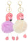 Homoyoyo 1 Jeu Porte-clés Flamant Rose - Pendentif Flamant - Accessoire Original Flamant Ouvre-bouteille Porte-clés Carte Portefeuille Faveur Du Parti Porte-clés De Voiture Pu 2 Pièces