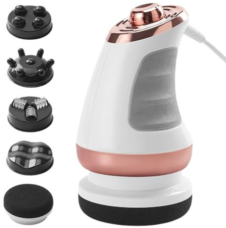Masajeador celulitis eléctricamente | Masajeador manos anti-celulita | Dispositivo drenaje linfático sobre 5 cabezales masaje | Corrienteselevación piel para barriga, nalgas, piernas