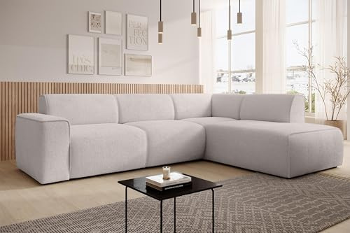 AXLIVING Couch Sofa L Form Didim L Creme – 292 cm, stilvoll & bequem R