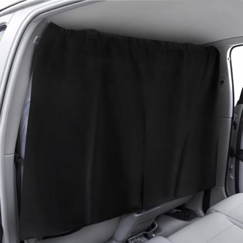 LIULAOGEN Abnehmbarer Auto Vorhang für VW Caddy (2015-2021), Auto Hinten Privatsphäre Vorhang Auto Trennvorhänge Sonnenschutz Trennvorhang für Vorder- und Rücksitze