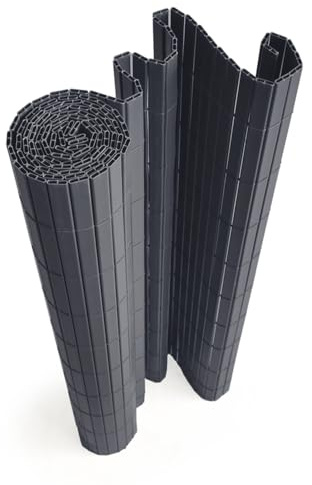 Mazovia Brise-Vue Balcon 150x500cm Anthracite Uni Résistant aux Intempéries | Brise-Vue pour Terrasse Pose Facile Résistant aux UV Résistant à L'eau Facile D'entretien Robuste Jardin Gris Minimaliste PVC
