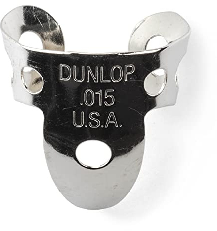 JIM DUNLOP 33R.015 .015 Inch Nickel Silver Fingerpicks, 20-Pack