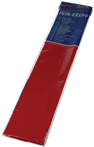 Folia Crêpe-Papier, 250 x 50 cm, 32 g/m², Rot