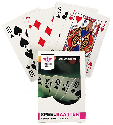 Engelhart Playing cards plastic coated - 52 cards
