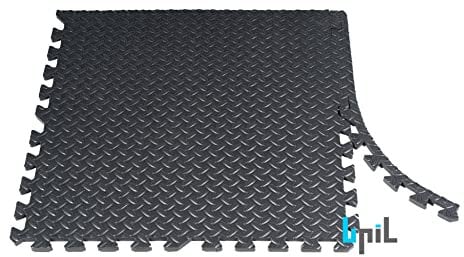Interlocking Jigsaw Floor EVA Foam Mats Playground Gym Yoga Exercise Play Mat from 16 Sq Feet to 128 Sq Feet (4 mats - 16 sq. feet)