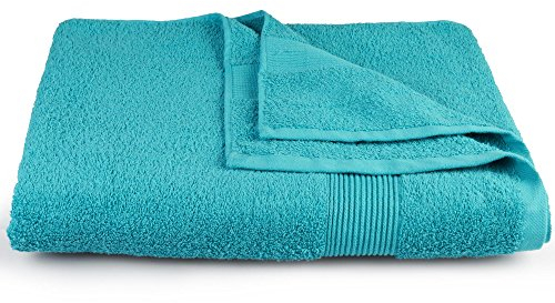 CelinaTex Bari Saunatuch 80 x 200 cm türkis Baumwolle Frottee Handtuch Badetuch Saunahandtuch