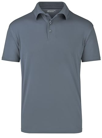 James & Nicholson Cooldry Polo - Atmungsaktives Funktions-Poloshirt für Damen und Herren | Farbe: carbon | Grösse: 3XL