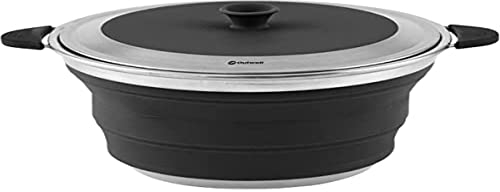 Outwell Collaps Cooking Pot 4.5 Litres with Lid Black