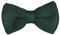Ecravate - Noeud papillon en tricot. Noué. Vert bouteille uni
