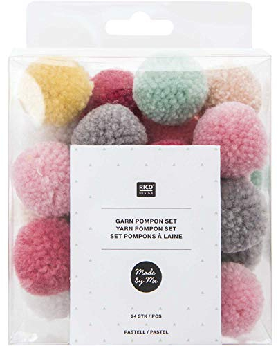 Pompon-Set - Pastell Mix - aus Ricorumi for Babys
