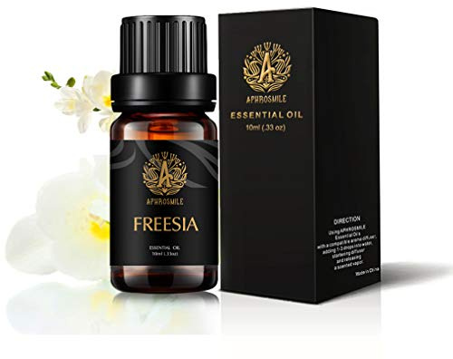 Aphorsmile Ätherisches Freesienöl, 10 ml, 100% reines ätherisches Öl | 10 ml Füllmenge, Duftöl, Für Diffusor, Luftbefeuchter, Raumduft, Hautpflege, Täglicher Gebrauch