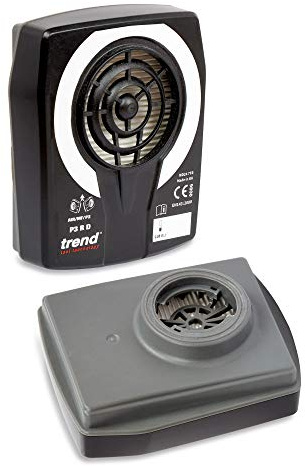 Trend AirMask Pro P3 Filters, 1 Pair, Full Face Mask Dust Protection | Ideal For Construction Dust Protection, These P3 Filters Fit AirMask Pro Full Face Masks, AIR/MF/P3