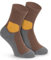 gipfelsport Wandersocken Herren & Damen, Outdoor Trekkingsocken | Hiking Socks, Wanderstrümpfe aus Merinowolle | Trekking Socken für Wandern mit extra Polster | Größe 39-41 I Braun, Dick I 1x Paar