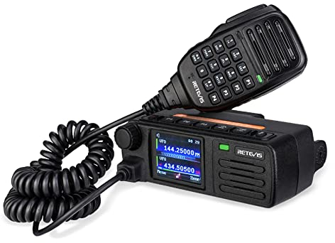 Retevis RT73 DMR Ham Radio, GPS/APRS, Mini-Größe, Dualband, Amateurfunkgerät Transceiver mit Großer Reichweite, 4000 Kanäle, 200.000 Kontakte, Mini-Amateurfunk Digital für Roadtrips (1 Stück)
