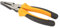 JCB 180mm 7'' Combination Pliers, Heavy-Duty Steel Head - 3 Year Standard Warranty