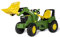 Rolly Toys Trettraktor rollyFarmtrac Premium John Deere 7R 730032 (inkl. rollyTrac Lader, ab 3 Jahre, längen-und höhenverstellbarer Sitz, Flüsterlaufreifen), grün