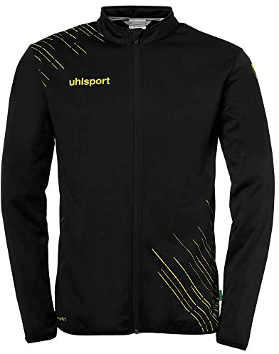 uhlsport Homme Score 26 Classic Jacke Veste D'entraînement Légère Sweat-shirt Demi-saison, Noir/jaune Citron, XL EU