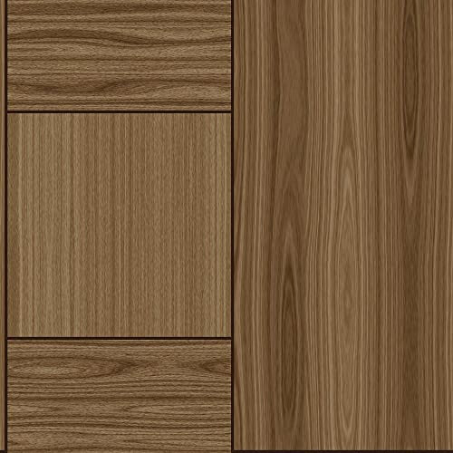 Wood Panel Dark Oak Brown Wallpaper - Luxury Modern Contemporary - Bedroom Living Room Feature Wall