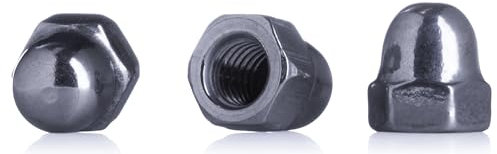 YoiYee M10 Dome Cap Nuts - 304 Stainless Steel Fasteners, Pack of 20