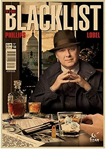 Poster The Blacklist Classic Movie Poster, Wandkunst, Bilder, Leinwand, Malerei, Poster Und Drucke, Heimdekoration 50X70Cm Kein Rahmen