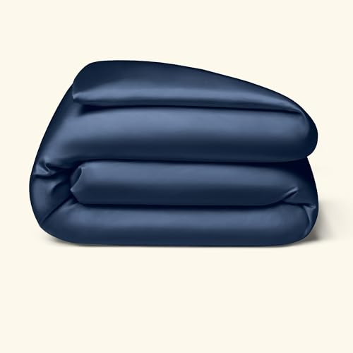 Bettdeckenbezug aus ägyptischer Baumwolle 200x220 cm, dunkelblau/Navy