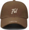 CLAPE Curved Brim Snapback Cap Distressed Embroidery Baseball Cap Unisex Casual Dad Cap Verstellbar Sun Cap Sommer Outdoor Kappe