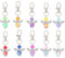 10 Pcs Llavero de Ángel de la Guarda,Regalos Invitados Boda,Colgante ángel Llavero,Boda Colgante de Ángel de la Guarda para Invitados Comunión Bautizo Navidad Fiesta Cumpleaños(Colores Aleatorios)
