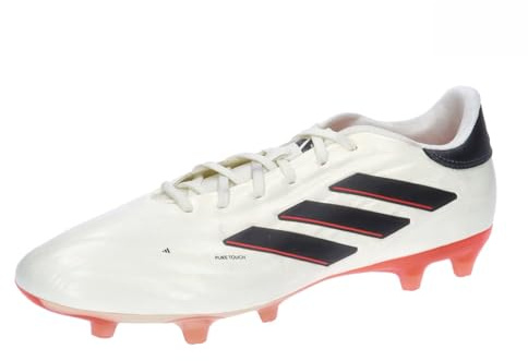 adidas Herren Fussballschuhe COPA Pure 2 PRO FG Ivory/Core Black/Solar Red 46