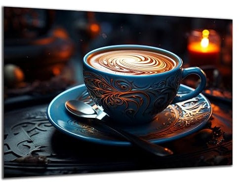 Munera Design - Bild 56x84 - Tasse Kaffee - Wand-Bilder Küche Ess-Zimmer