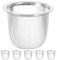 Kichvoe Insertos De Colador Para Tetera 6 Uds. 5 8 Cm Colador De Hojas De Té De Malla De Acero Inoxidable Filtro De Té De Malla Fina Inserto Infusor De Repuesto Para Cafetera Tetera